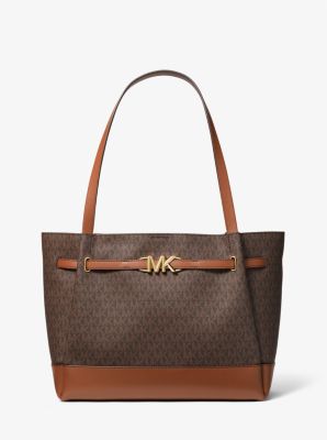 Michael Kors Kenly Graphic Logo Tote Large Multi/Vanilla in PVC/Leather  with Gold-tone - US