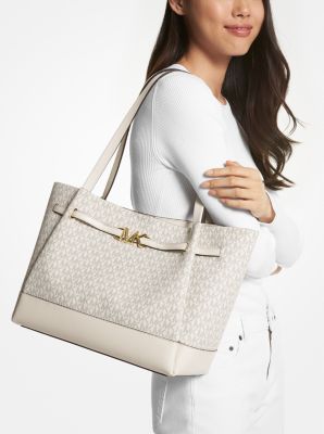 Michael kors bay large best sale logo tote