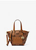 Kimber Small 2-in-1 Perforated and Embossed Faux Leather Tote Bag image number 0
