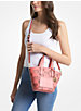 Kimber Small 2-in-1 Perforated and Embossed Faux Leather Tote Bag image number 2