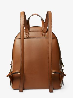 Jaycee Medium Logo Jacquard Backpack | Michael Kors