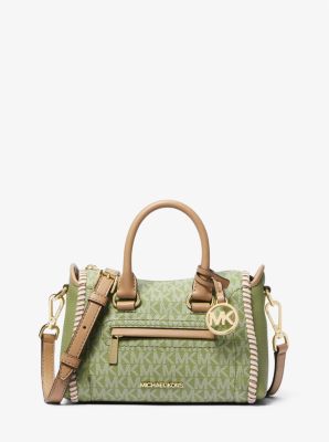 Carine Extra-Small Signature Logo Satchel image number 0