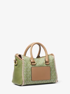 Carine Extra-Small Signature Logo Satchel image number 2