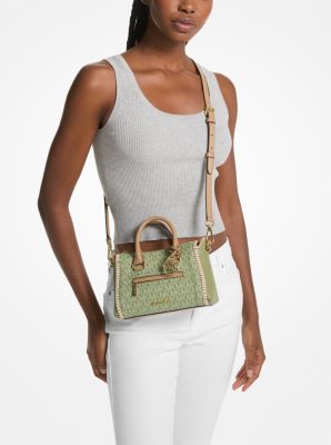 Carine Extra-Small Signature Logo Satchel image number 3