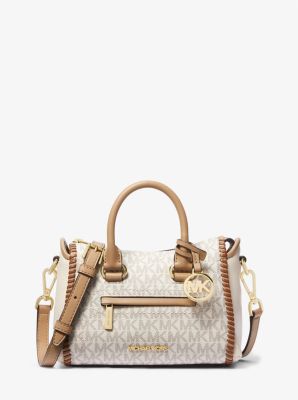 Carine Extra-Small Signature Logo Satchel image number 0