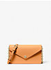 Petit sac à bandoulière enveloppe en cuir Saffiano image number 0