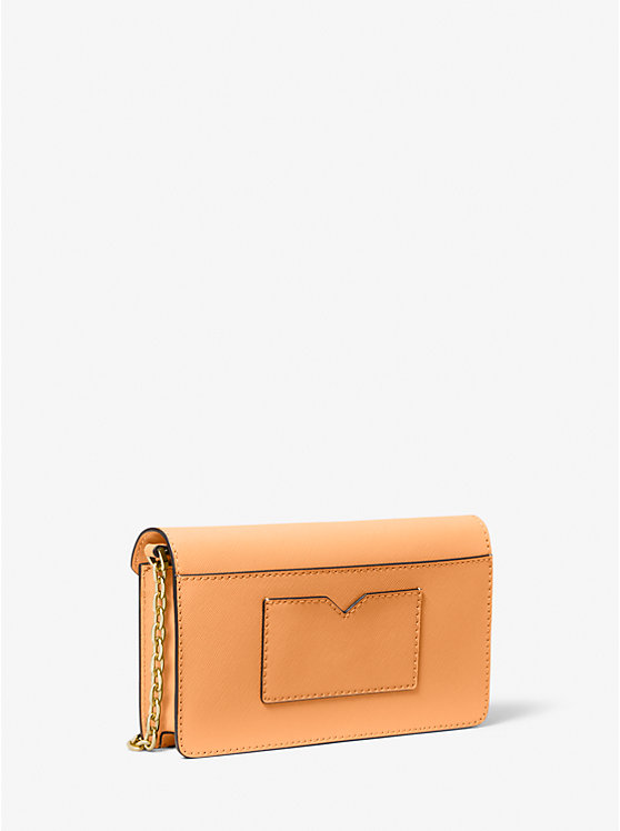 Small Saffiano Leather Envelope Crossbody Bag image number 2