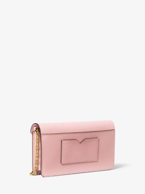 Small Saffiano Leather Envelope Crossbody Bag | Michael Kors