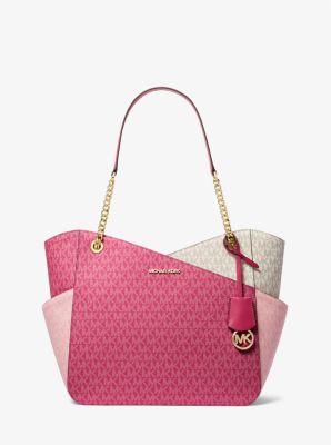 Michael kors large sales pink tote