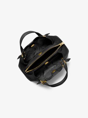 Michael Kors Arlo Small Black Leather Crossbody Purse Bag