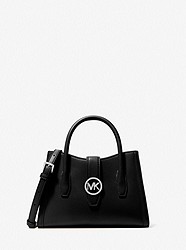 Gabby Small Faux Leather Satchel - BLACK - 35S3S5GS5O