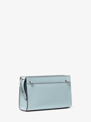 Sheila Small Faux Saffiano Leather Satchel