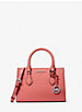 Sheila Small Faux Saffiano Leather Satchel image number 0