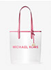 Grand sac fourre-tout Michael en vinyle transparent image number 0