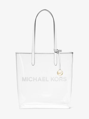 Grand sac fourre-tout Michael en vinyle transparent image number 0