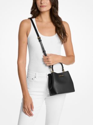 MICHAEL KORS ブラック バケットバッグ Pratt Small Shoulder Bag in BLACK - Sale | Michael Kors [US]