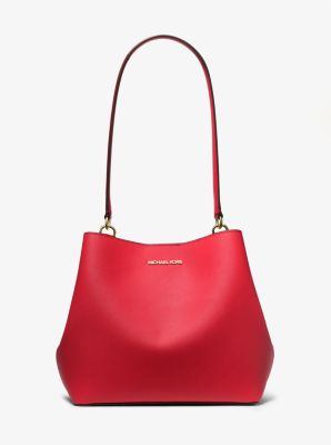 Michael Kors Pratt Medium Shoulder Bag in Red One Size