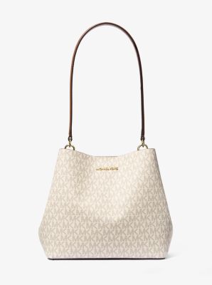 Michael kors raven large logo tote on sale