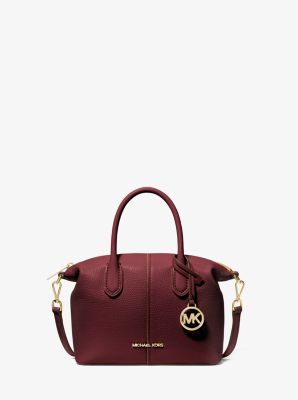 Hyde Small Pebbled Leather Satchel