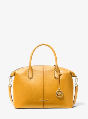 Hyde Large Pebbled Leather Satchel | Michael Kors [US]