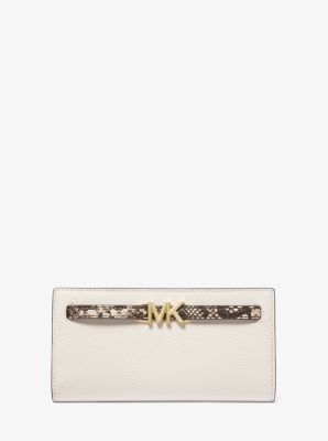 Reed Large Leather Wallet en NATURAL/CREMA - Promoción | Michael Kors [US]
