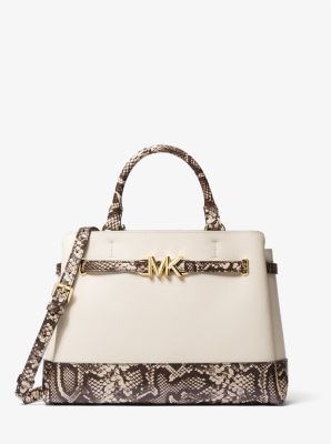 Reed Large Leather Belted Satchel | Michael Kors Canada