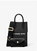 Très petit sac à bandoulière pour téléphone intelligent Mirella à logo signature image number 0
