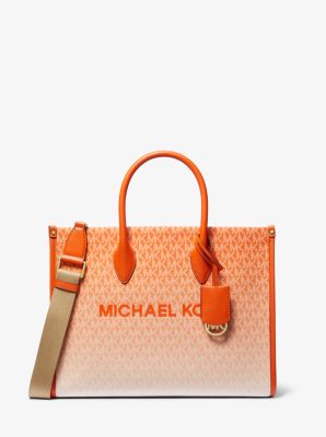 Michael kors best sale laptop tote orange