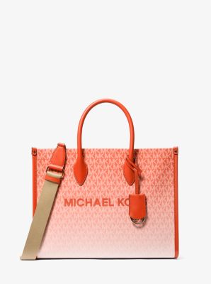 Mirella Medium Ombre Logo Tote Bag Michael Kors