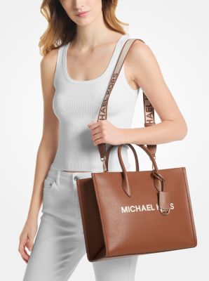 Mirella Medium Pebbled Leather Tote Bag