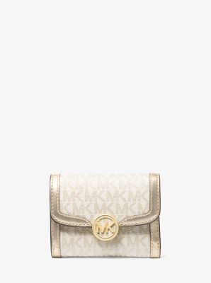 Metallic michael kors sale wallet