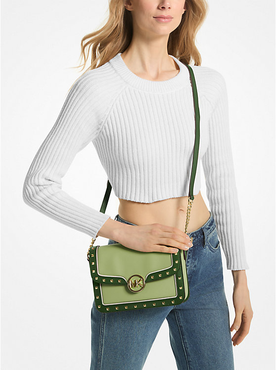 Leida Medium Studded Shoulder Bag image number 2
