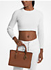 Charlotte Medium Saffiano Leather 2-in-1 Tote Bag image number 2
