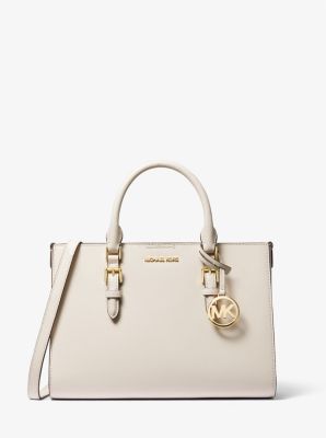 Sac fourre-tout 2 en 1 Charlotte de taille moyenne en cuir Saffiano