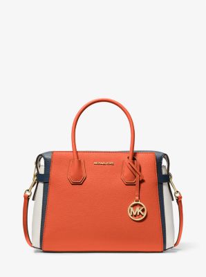 Mercer Medium Color Block Belted Satchel Michael Kors Canada