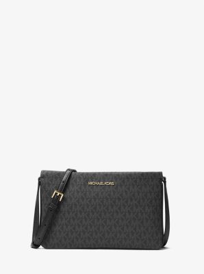 Jet Set Large Signature Logo Crossbody Bag