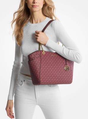 Jet Set Large Signature Logo Shoulder Bag | Michael Kors [US]