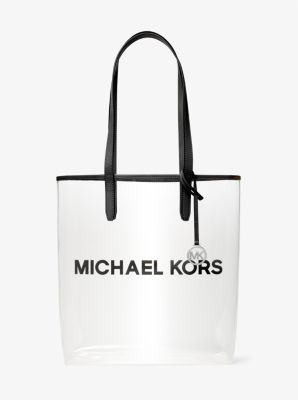 Grand sac fourre tout Michael en vinyle transparent Michael Kors