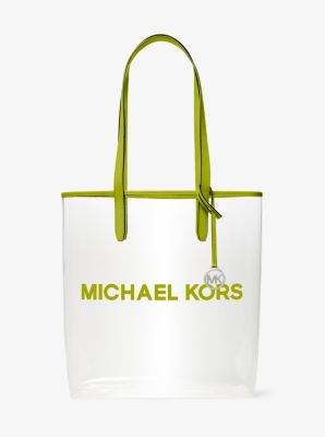 The Michael Large Clear Vinyl Tote Bag Michael Kors