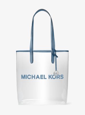 The Michael Large Clear Vinyl Tote Bag Michael Kors