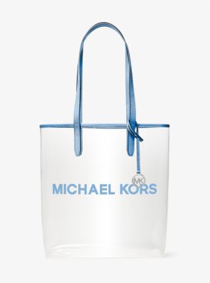 The Michael Large Clear Vinyl Tote Bag Michael Kors Canada