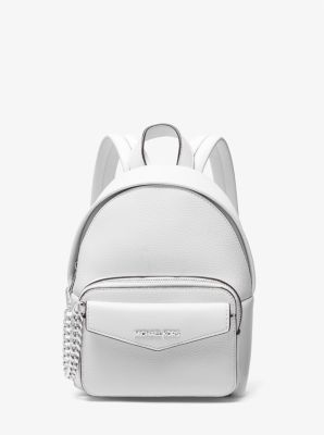 Michael kors white mini backpack sale