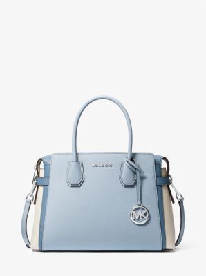 Mercer Medium Color-Block Belted Satchel | Michael Kors