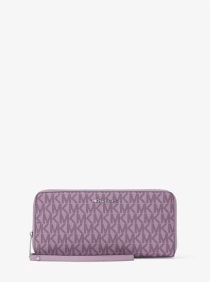 Jet Set Large Signature Logo Continental Wallet