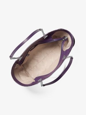 Jet Set Large Signature Logo Shoulder Bag