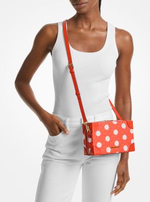 Jeanie Small Polka Dot Signature Logo Trunk Crossbody Bag image number 2