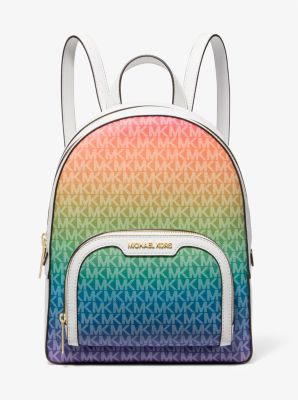 Jaycee Medium Rainbow Signature Logo Backpack