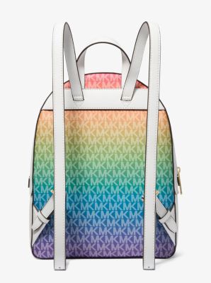 Jaycee Medium Rainbow Signature Logo Backpack