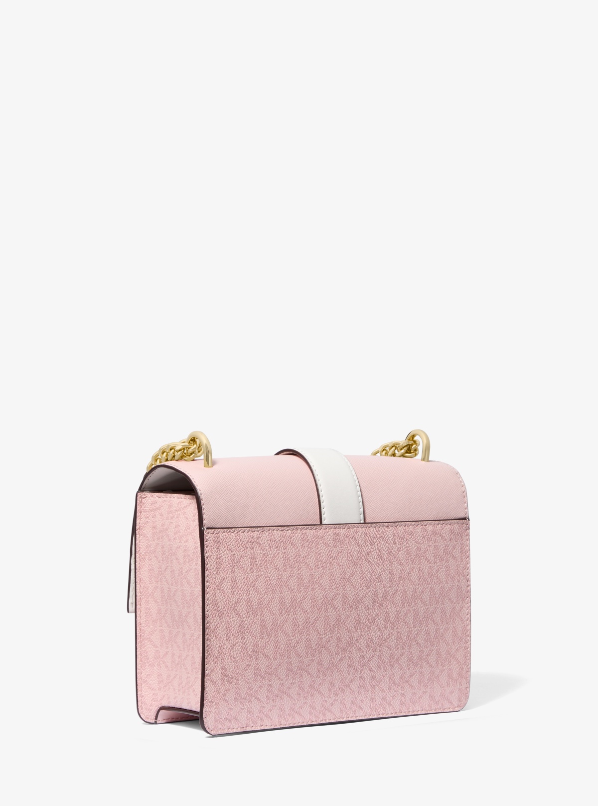 Greenwich Small Color-Block Signature Logo Crossbody Bag 多视角