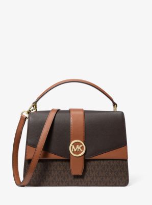 Greenwich Medium Signature Logo Satchel image number 0
